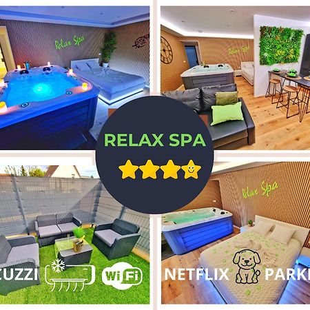 Relax Spa-4 Pers-Jacuzzi-Parking-Jardin-Clim-Colmar Muntzenheim المظهر الخارجي الصورة